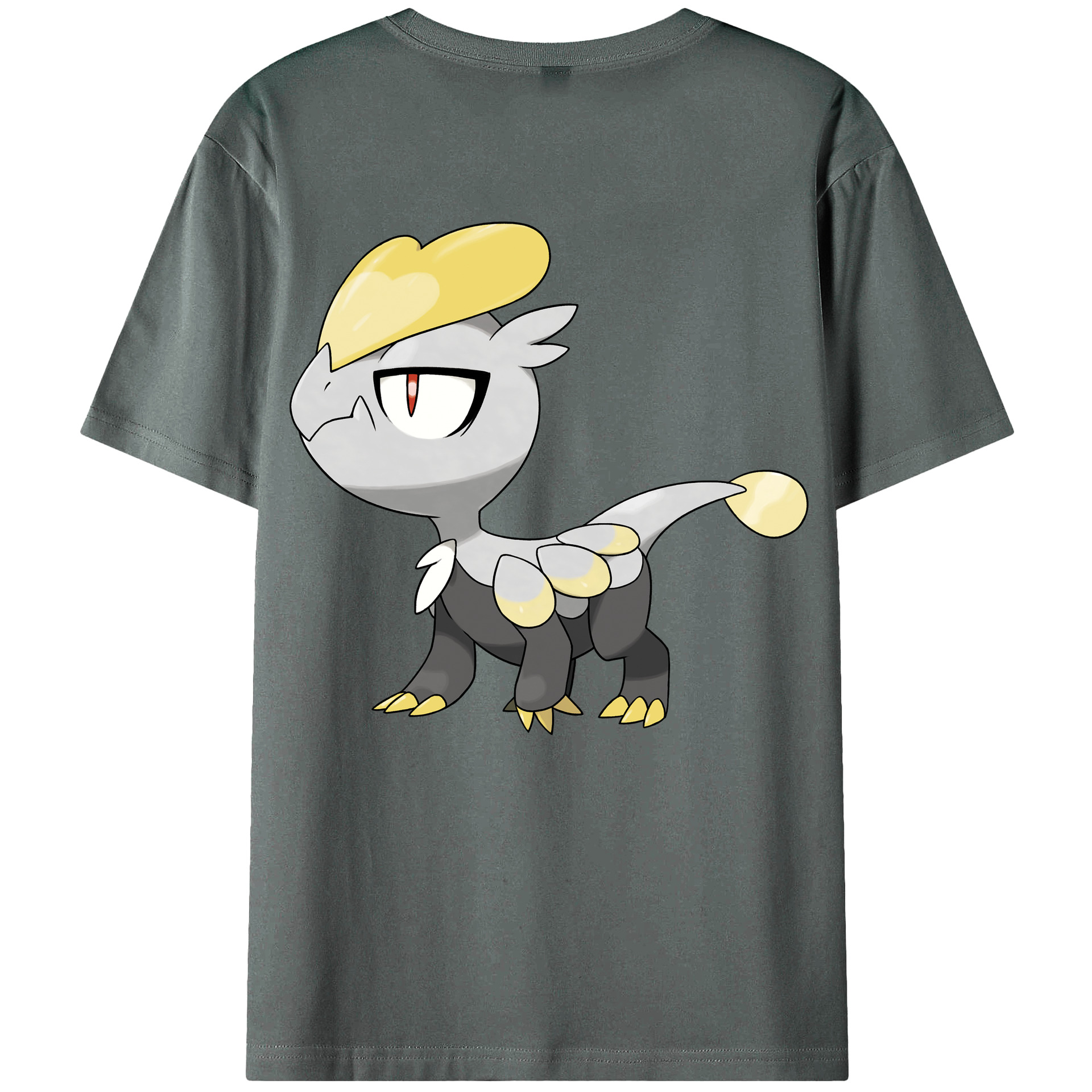 （画像用） ポケットモンスター Pokémon 綿100％ メンズ半袖Tシャツ（バックプリント） 通気性